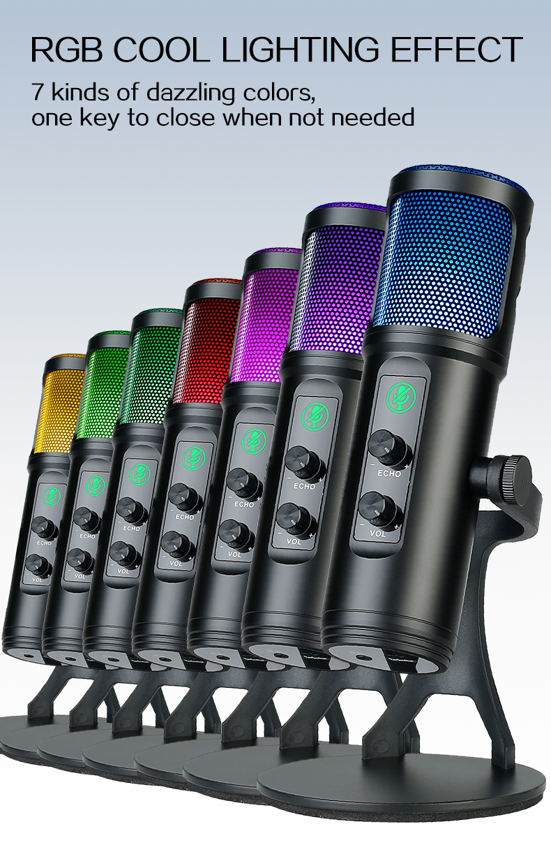 ZX776 Condenser Mic - Ideal for Podcasts, Gaming, and More