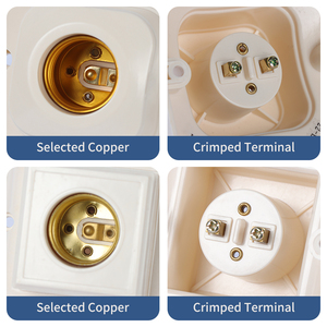 Portalámparas de Cerámica de Alta Calidad <span class=keywords><strong>Aota</strong></span> E26/E27, 660W 250V, 1 Año de Garantía, para Base de Bombilla de Porcelana Certificada - Product Image 5