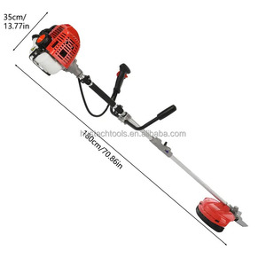 Desbrozadora y Cortacésped Manual de 2 Tiempos a Gasolina para Jardín, con 1400W de Alta Potencia para Recuperación de Terrenos - Product Image 2