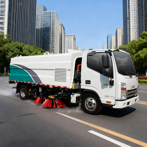 Fabrika Çıkışlı Dongfeng Manuel Vitesli Yol Süpürme Aracı Dizel Yakıtlı Sıfır Durumda Euro 6 Süpürme Yıkama İşlevli - Product Image 4