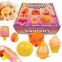 Coffret Cadeau Anti-Stress Nouveauté : Jouets Sensoriels à Rebond Lent pour Enfants et Bureaux