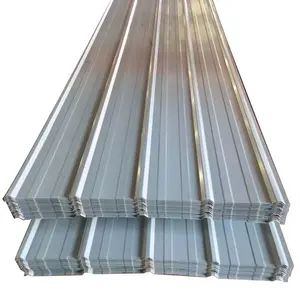 Toiture en métal ondulé galvanisé enduit de couleur de toit prépeint