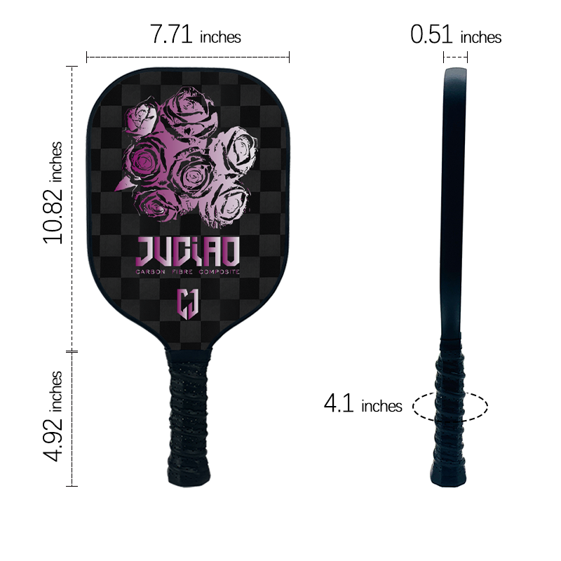 Custom Good Quality Six Zero Double Black Diamond Paddle Set