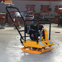 Nouveau Compacteur à Plaque Autotracté à Moteur Essence ZUJI PC80 5HP 13KN 5600 tr/min 20cm 570*450mm
