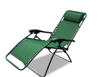 Chaise pliante zéro gravité de haute qualité, écologique, design moderne, cadre en aluminium, repose-pieds, entrepôt extérieur, cour, parc