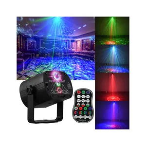 128 RGB方块60图案激光DJ 3D激光舞台灯DJ派对灯KTV光束投影仪光束灯用于酒吧俱乐部