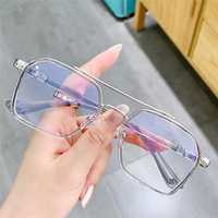 Gafas con bloqueo de luz azul para hombre y mujer, anteojos con doble puente óptico 2023 2022