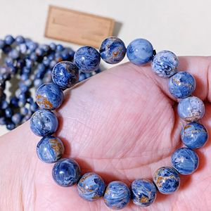 Pierre de Pierre Pierre Naturelle pour Bracelet Bleu Van Gogh Étoile Peinture à l'Huile à la Mode Cristal Chaîne Perle Bijoux avec - Product Image 1