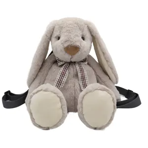 Bunny Pluche Speelgoed Maat 12 Inch Speelgoed Schooltas Pluche Rugzakken Met Gevulde Pop Konijn Knuffel Snoep Zak