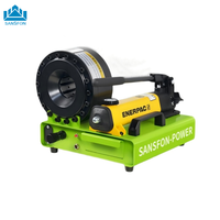 Machine de sertissage de tuyau hydraulique haute pression manuelle portable avec roulement 1 ''-2'' plage de sertissage à commande manuelle