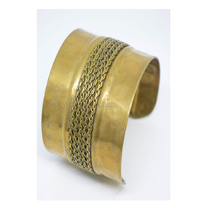 2027 Most Popular Tone Bracelet Wholesale Women's High Quality Jewelry polished brass kada <b>bangle</b> - Product Image 4