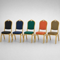 Chaise sur mesure en tissu OEM, velours à motif à carreaux, pour hôtel, banquet, option de couleur, intérieur, sur mesure, 20 pièces MOQ