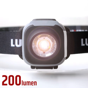 200 lúmenes IPX4 Led tipo C faros delanteros recargables Camping LED faros con linterna de luz roja - Product Image 1