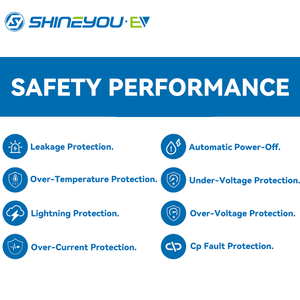 Shineyou Level 1 Type 1 (SAE J1772)/Tesla Nema Laadkabel Reiskabel 16/32/40A Draagbare EV-lader Elektrische Auto Oplaadstation - Product Image 3