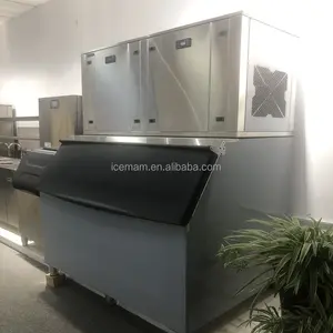 价格优惠制冰机商用热卖1000千克立方制冰机，带空气冷却/水冷来自中国