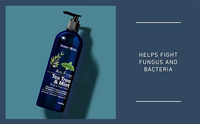 Gel Douche Corporel Herbal Anti-Fongique 100% Naturel et Biologique à l'Arbre à Thé et à la Menthe Soap Star Master pour Femmes Adultes Conforme MSDS