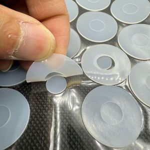 Transparent self adhesive <b>silicone</b> pad anti slip anti collision buffer rubber sealing gasket foot <b>mat</b> - Product Image 4