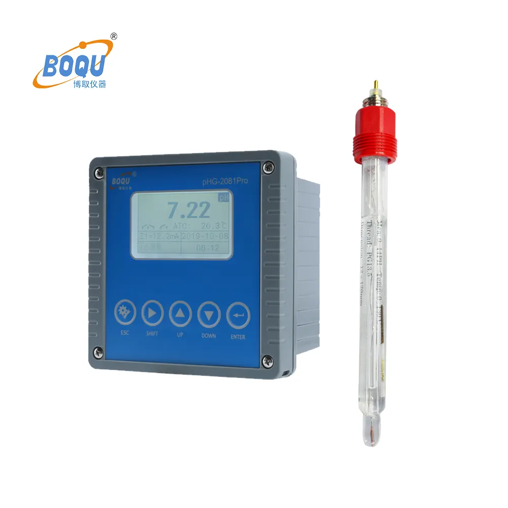 PHG-2081PRO water quality online pH analyzer high Operating Temperature130 degree Output Standard 4-20 mA/RS485 modbus