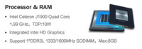 Nuevo Diseño J1900 Mini PC Embebido Sin Ventilador de Cuatro Núcleos, 6 Puertos COM RS232 RS485, Pantalla LVDS, 2x GbE, Audio HD, Watchdog para Panel HMI Kiosco