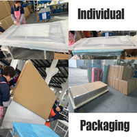 Bureau pliant en aluminium robuste, léger, durable, résistant aux rayures, gain de place et table de travail portable