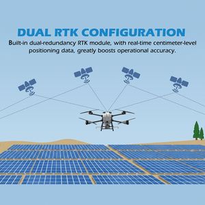 โดรนทำความสะอาดแผงโซลาร์เซลล์ JIUSI D50R แรงดันสูง ประหยัดต้นทุน ลดแรงงาน - Product Image 5