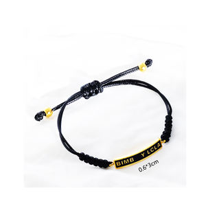 Pulsera con Letras TOUSES Linda y de Alta Calidad, Pulsera Simple Ajustable, Accesorio de Moda para Mujer - Product Image 1