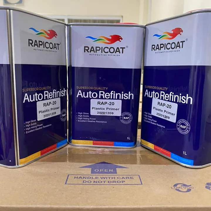 एक एकल घटक पारदर्शी तेजी से सूखने प्लास्टिक प्राइमर AutoRefinish स्प्रे BaseCoat गुआंगज़ौ फैक्टरी लंबे समय के उपयोग के समय