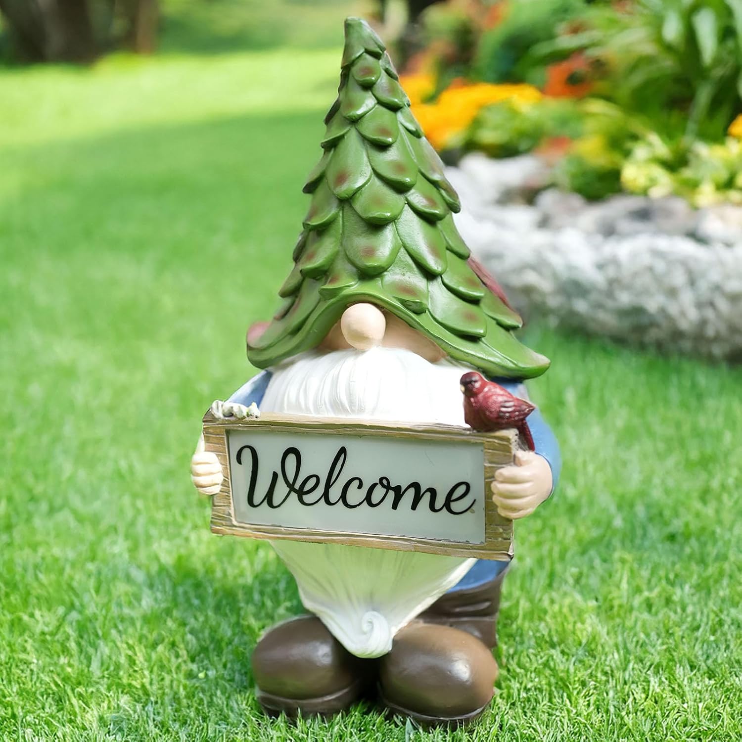 Funny Garden Gnomes 5'' Tall Naughty Gnome Garden Gnome Statue Sitting On Toilet Reading Phone Waterproof Resin Half Naked Gnomes Decor For Patio, Yard, Lawn 1