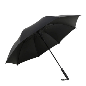 Vente en gros de parapluies de golf de grande taille, impression de logo personnalisée, protection double couche, parapluie automatique droit léger - Product Image 3