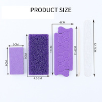 Kit de soins des pieds pour manucure et pédicure, 100 pièces, jetables, accessoire professionnel pour les ongles, personnalisé