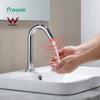 Robinet intelligent Frascio à capteur infrarouge sans contact, à montage sur plan, pour salle de sport, salle de bain, lavabo