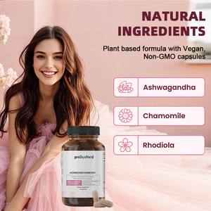 Capsules <span class=keywords><strong>de</strong></span> soulagement du SPM et d'équilibre hormonal pour les femmes, soutien du <span class=keywords><strong>cycle</strong></span> <span class=keywords><strong>menstruel</strong></span>, vitamine B12, complément d'équilibre hormonal, 60 capsules - Product Image 2