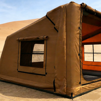 Tente à gonflage rapide grande capacité - Protection solaire résistante au vent pour utilisation en plein air dans le désert du Moyen-Orient ISO9001 ODM/OEM