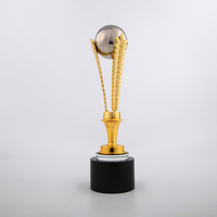 Nouveau Trophée Étoile Colorée Populaire Imprimé en 3D avec Gravure Personnalisée et Base Métallique Polie Durable pour Récompenses de Réunions Annuelles
