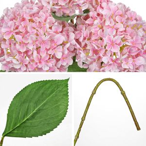 ดอกไฮเดรนเยียประดิษฐ์แบบก้านเดี่ยว สไตล์ธรรมชาติ ทำมือ ลดราคาพิเศษ สำหรับวันวาเลนไทน์ งานแต่งงาน คริสต์มาส และวันแม่ - Product Image 5