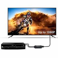 Convertisseur RCA vers HDMI avec câble de charge USB, mini adaptateur AV 3RCA CVBS composite vers HDMI 1080P