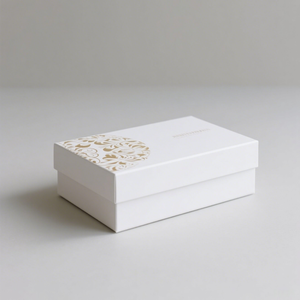 Caja de Regalo de Papel Ecológica Reciclable con Relieve Personalizado, Caja de Cartón Corrugado Plegable, Embalaje Rígido para Cosméticos, Ropa y Joyería - Product Image 1