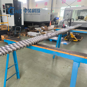 Plastik ve kauçuk ekstruder makinesi parçası Sextruder çift vida için ikiz konik silindir vida ve varil - Product Image 3