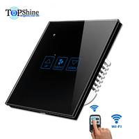 Topshine Tuya Wifi RF Smart Home Ventilateur Gradateur Tactile Commutateur Compatible Avec Alexa Et Google Assistant