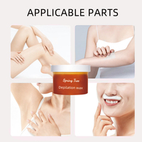 Emballage personnalisé Nouvelle pâte à épiler au sucre végétal biologique naturelle et cire de sucre soluble dans l'eau pour les jambes et le corps