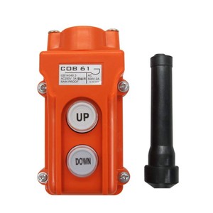 Bouton poussoir étanche Hexyl COB-64 24V 5A avec coque en plastique pour commande de grue - Product Image 2