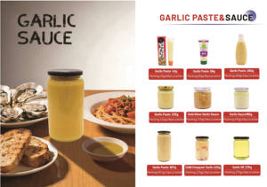 Fabricant sur mesure de pâte d'ail, prix export, pot en verre de 225g, sachet en vrac, HALAL Casher pour sauces et cuisson - Product Image 4