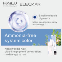 Couleur de teinture pour cheveux sans ammoniaque Couleur de teinture pour cheveux professionnelle grise permanente 60 paquets de cheveux Couleurs multifonctions