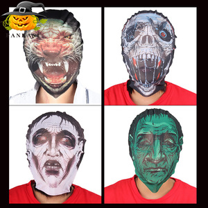 Máscara facial de Halloween con diseño de calavera aterrador para accesorios de fiesta de disfraces - Product Image 5