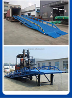 Rampe de quai mobile hydraulique 6-15T, robuste, antidérapante, pour chargement et déchargement, niveleur de quai pour chariots élévateurs, port, entrepôt, logistique