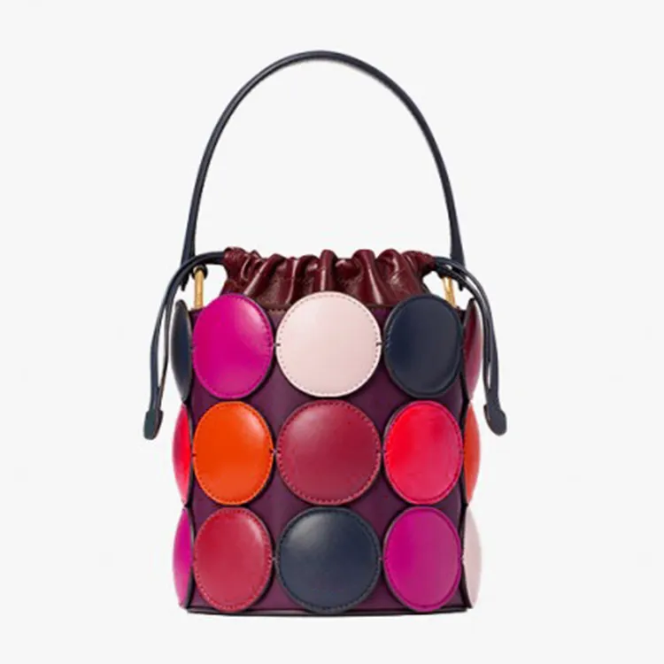 New Custom Shoulder Bag, Women Mini Pu Leather Backpack luxury design Girl Daypack red print Bandana Purses high quality bag/
