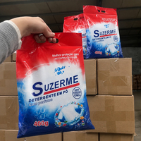 Lessive en poudre économique en gros pour usine, 400g, parfumée, formule super concentrée pour le lavage des vêtements