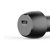 Chargeur de voiture USB PD 30W, charge rapide 30W pour iPhone, pour Samsung, charge haute vitesse, forte compatibilité