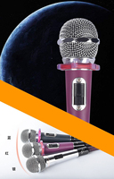 Microphone de karaoké filaire professionnel avec haute sensibilité pour le chant en studio à domicile