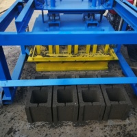 QM4-45 mobile petit ciment diesel mobile ponte facile à utiliser bloc creux faisant la machine